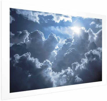 Artgeist Plakatas - Lively Scene: The Sun Battling the Clouds
