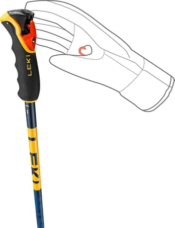 Trekingo lazdos Leki Spitfire 3D, žalios/juodos