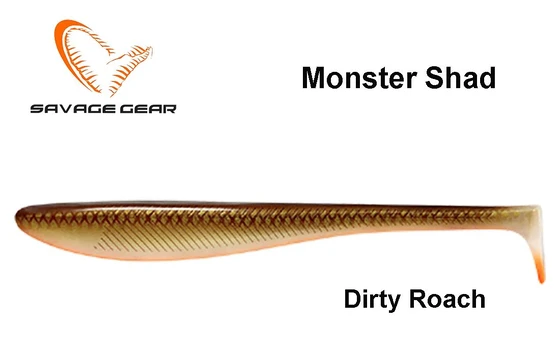 Guminukas Savage Gear Monster Shad Dirty Roach 18 cm