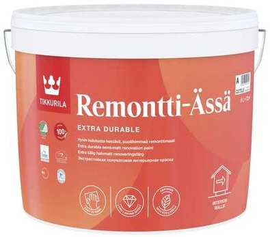 Tikkurila Krāsa sienām remontti-assa a 9l