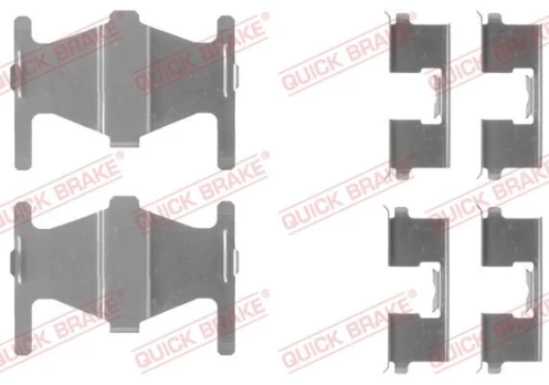 QUICK BRAKE QB109-1204 Brake pad fitting kit