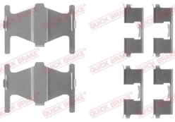 QUICK BRAKE QB109-1204 Brake pad fitting kit kaina