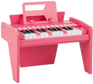 25 klavišų pianinas Rožinis