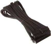 Laidas SilverStone 24-Pin ATX ATX 24pin Male, ATX 24pin Female, 0.3 m, juoda