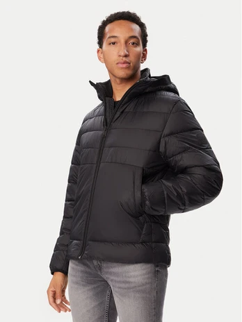 BOSS Demisezoninė striukė Odenni 50565634 Juoda Regular Fit