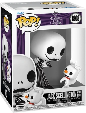 Funko POP figure & Buddy Disney The Nightmare Before Christmas Jack Skellington with Zero