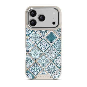 Tropical Oasis - Ornament iPhone 17 Pro Case, Elite Light (MagSafe) / Silver