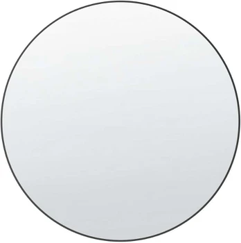 Beliani Sieninis veidrodis ANNEMASSE, 80 × 80 cm, metalinis, juodas