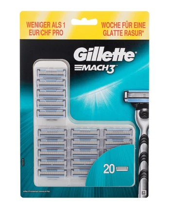 Gillette Mach3 - Atsarginės galvutės - 20,0 tūkst