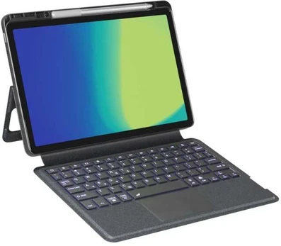 Spello backlit keyboard cover for Lenovo Tab M11 - CZ/juodas