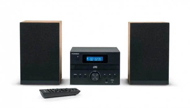 Mikro sistema - Thomson BT radijas FM/CD/MP3/USB juodas.