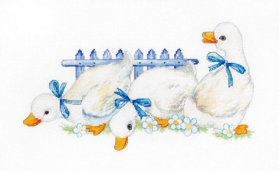 Three geese SB1143 - siuvinėjimo kryželiu rinkinys