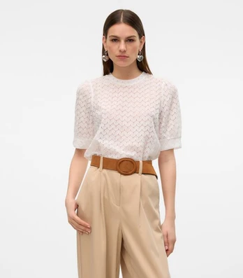 Vero Moda moteriška palaidinė 10321907*01, baltas