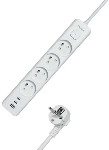 Tiross MORRE LISTWA ZASILAJĄCA 4G USB, 2xUSB-C,1,5m
