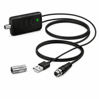 TV antenos stiprintuvas, USB maitinimas, 1 kompl.