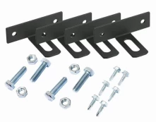 T formos tvorų segmentų fiksatorius RAL7016, cinkuota, 4vnt. kaina