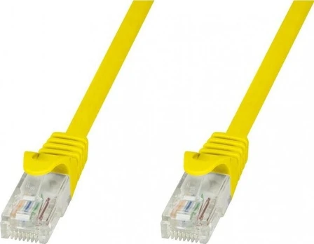 Patchcord Techly Cat 5e Utp Cca 5m Geltonas
