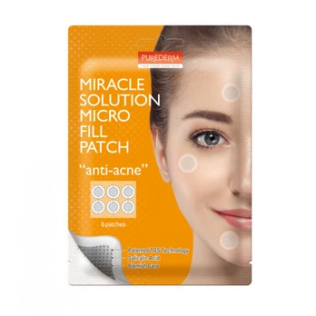 Purederm Miracle Solution Micro Fill Patch Pleistrai probleminės odos priežiūrai, 6vnt