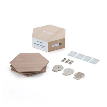 Nanoleaf Elements Wood Look Hexagons Expansion Pack (3 panels) | NL52-E-0001HB-3PK