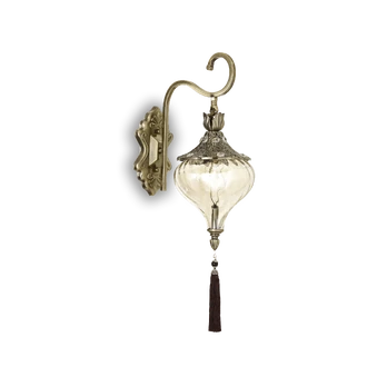Sieninis šviestuvas Ideal Lux Wall lamp with 1 light HAREM, E27, chrome