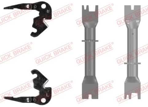 QUICK BRAKE QB108 53 020 Brake shoe adjuster
