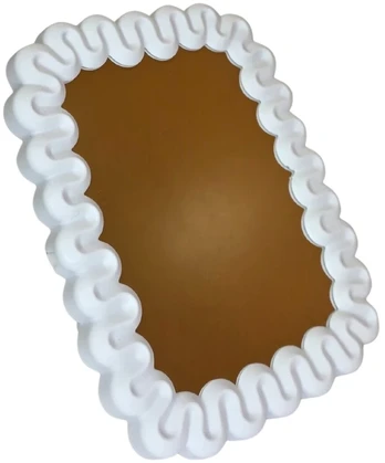 Plastikinis veidrodis 23.5x18.5cm AA060