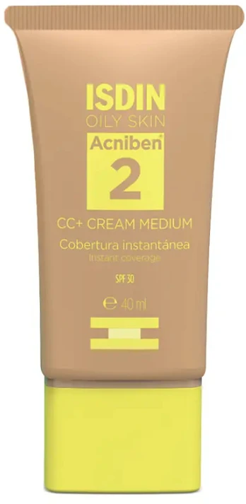 Isdin ACNIBEN CC CREAM instant coverage SPF30 #Medium 40 ml