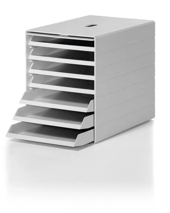 Durable DURABLE Schubladenbox Idealbox Plus grau 7 Schubladen