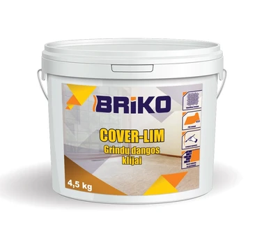 Klijai grindų dangos Briko Cover-Lim, 4.5 kg