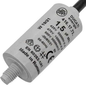 Lumonic Paleidimo Kondensatorius 1.5µf 450v su Kabeliu