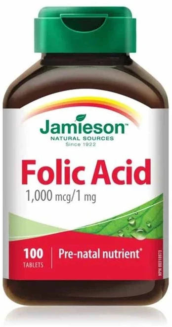 Jamieson Folio rūgštis 1 mg tabletės N100
