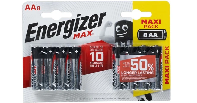 Elementai ENERGIZER Max , AA, LR06, 8 vnt