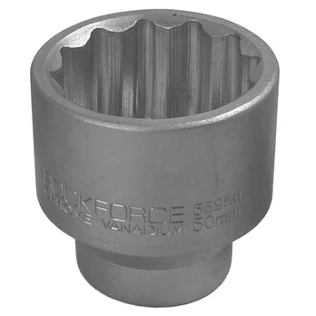 Kištukinis lizdas 3/4" 50 mm 12 taškų Cr-V