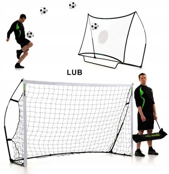 Quickplay atšoktuvas, vartai 2 viename 2,4 x 1,5 m, elastingi