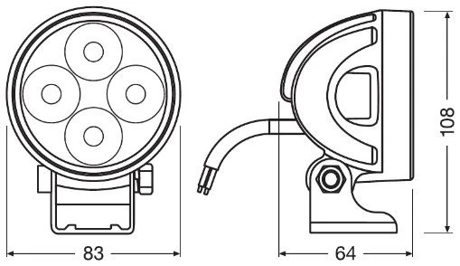Prožektorius ams-OSRAM LEDDL119-WD
