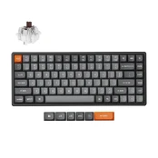Klaviatūra Keychron K2 Max 75% Brown Switch Juodas kaina