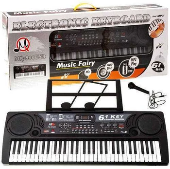 Vaikiškas pianinas MQ-809 USB su mikrofonu