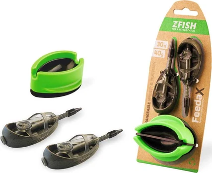 ZFISH Method Feeder Set Feeda X 30,40g + mold