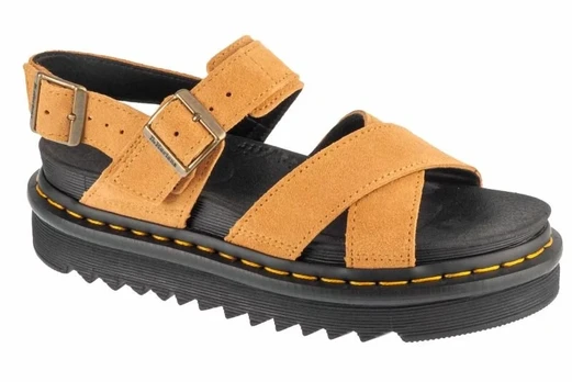 Moteriškos basutės su platforma Dr. Martens Voss II, rudos