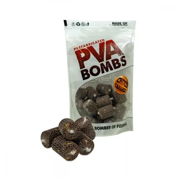 Paruoštos PVA kojinės Carp Expert PVA Bombs - Choco Caramel