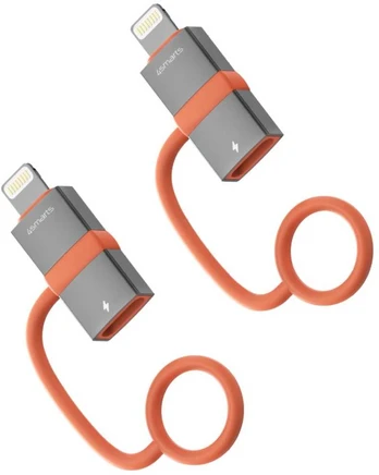 4smarts USB-C auf Adapteris Lightning PD 27W 2er Set, grau
