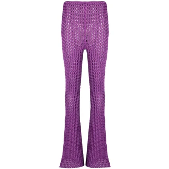 Laisvalaikio kelnės moterims, purple, Trousers