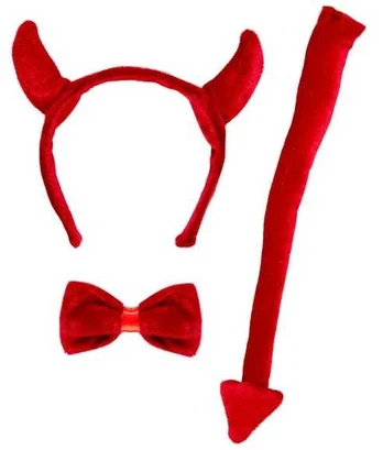 Widmann Devil accessory set red