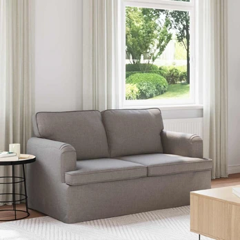 Sofa Taupe 144 x 80 x 85 cm audinys