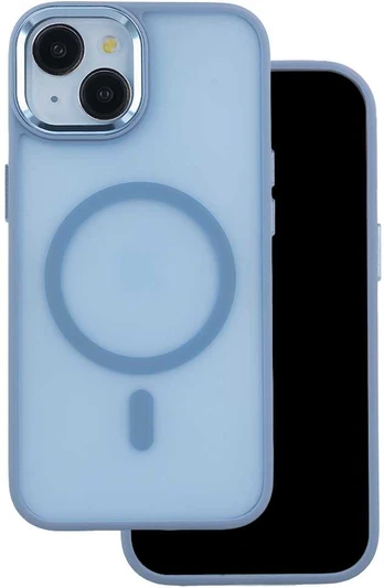 Dėklas Telforceone Frozen Mag case for iPhone 17 Pro Max 6,9' light mėlynas open ring