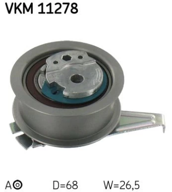 Įtempiklio skriemulys, paskirstymo diržas SKF VKM 11278