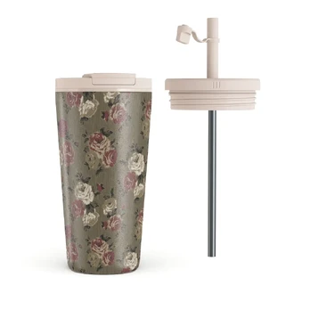 Forbidden Love - Travel Mug, 500 ml / Flap & Straw Set