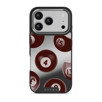 Cue - iPhone 17 Pro Case, Elite Mirror Dark (MagSafe) / Silver