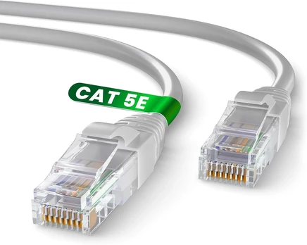 Mr. Tronic ethernet tinklo kabelis│patch kabelis│cat5e, awg24, cca, utp, rj45