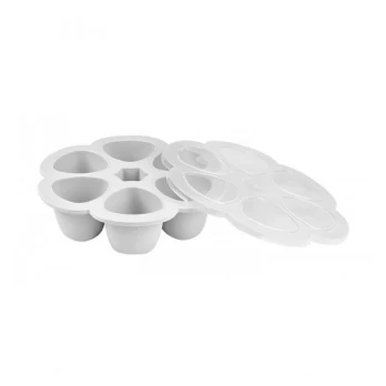 Silikoninis kūdikio maisto konteineris Multiportions Beaba (6 x 90 ml), Light Mistk